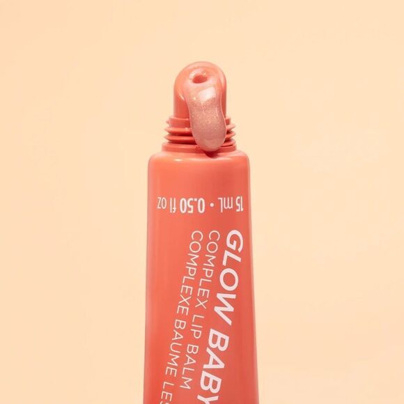 NIB Pacifica GLOW BABY Complex Lip Balm - Orange Dreamsicle Coral Shimmer - Picture 1 of 7
